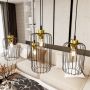 Lampa wisząca 4x15 W czarna-złota 13644 Emibig Vander zdj.4
