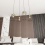 Lampa wisząca 4x15 W czarna-złota 13644 Emibig Vander zdj.6