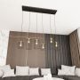 Lampa wisząca 6x15 W czarna-złota 13646 Emibig Vander zdj.5