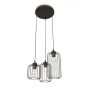 Lampa wisząca 3x15 W czarna 13653PREM Emibig Vander zdj.1