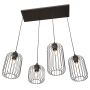 Lampa wisząca 4x15 W czarna 13654 Emibig Vander zdj.3
