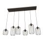 Lampa wisząca 6x15 W czarna 13656 Emibig Vander zdj.1