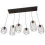 Lampa wisząca 6x15 W czarna 13656 Emibig Vander zdj.3