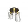 Plafon 3x15 W czarny-złoty 13663PREM Emibig Barn zdj.1