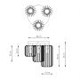Plafon 3x15 W czarny 13673PREM Emibig Barn zdj.2