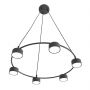 Lampa wisząca 6x10 W czarna 13726 Emibig Starlit zdj.3