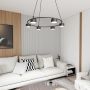 Lampa wisząca 6x10 W czarna 13726 Emibig Starlit zdj.4