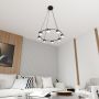 Lampa wisząca x10 W czarna 13728 Emibig Starlit zdj.5
