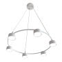 Lampa wisząca 6x10 W biała 13736 Emibig Starlit zdj.1