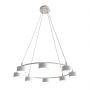 Lampa wisząca x10 W biała 13738 Emibig Starlit zdj.1
