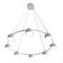 Lampa wisząca x10 W biała 13738 Emibig Starlit zdj.3