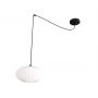 Lampa wisząca 1x15 W biała-czarna 13741 Emibig Origo zdj.1