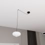 Lampa wisząca 1x15 W biała-czarna 13741 Emibig Origo zdj.4