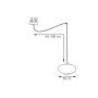 Lampa wisząca 1x15 W biała-czarna 13741 Emibig Origo zdj.2