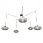 Lampa wisząca 5x15 W czarna-grafitowa 13755 Emibig Origo zdj.1