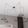 Lampa wisząca 5x15 W czarna-grafitowa 13755 Emibig Origo zdj.4
