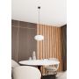 Lampa wisząca 1x15 W biała-czarna 13761 Emibig Coco zdj.3