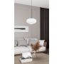 Lampa wisząca 1x15 W biała-czarna 13761 Emibig Coco zdj.4