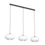 Lampa wisząca 3x15 W biała-czarna 13763 Emibig Coco zdj.1