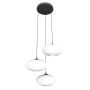 Lampa wisząca 3x15 W biała-czarna 13763PREM Emibig Coco zdj.1