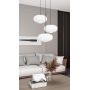 Lampa wisząca 3x15 W biała-czarna 13763PREM Emibig Coco zdj.4