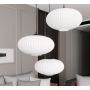 Lampa wisząca 3x15 W biała-czarna 13763PREM Emibig Coco zdj.5