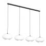 Lampa wisząca 4x15 W biała-czarna 13764 Emibig Coco zdj.1