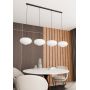 Lampa wisząca 4x15 W biała-czarna 13764 Emibig Coco zdj.3