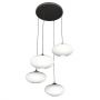 Lampa wisząca 4x15 W biała-czarna 13764PREM Emibig Coco zdj.6