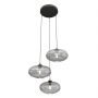 Lampa wisząca 3x15 W czarna-grafitowa 13773PREM Emibig Coco zdj.1