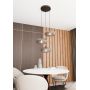 Lampa wisząca 3x15 W czarna-grafitowa 13773PREM Emibig Coco zdj.3