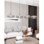 Lampa wisząca 4x15 W czarna-grafitowa 13774 Emibig Coco zdj.8