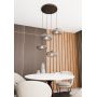 Lampa wisząca 4x15 W czarna-grafitowa 13774PREM Emibig Coco zdj.3