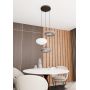Lampa wisząca 3x15 W biała-czarna-grafitowa 13783PREM Emibig Coco zdj.3