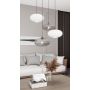 Lampa wisząca 4x15 W biała-czarna-grafitowa 13784PREM Emibig Coco zdj.4