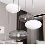 Lampa wisząca 4x15 W biała-czarna-grafitowa 13784PREM Emibig Coco zdj.5