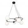 Lampa wisząca 5x10 W biała-czarna 13795 Emibig Libra zdj.3
