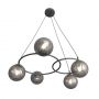 Lampa wisząca 5x10 W czarna-grafitowa 13805 Emibig Libra zdj.1