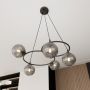 Lampa wisząca 5x10 W czarna-grafitowa 13805 Emibig Libra zdj.5