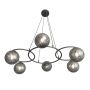 Lampa wisząca 6x10 W czarna-grafitowa 13806 Emibig Libra zdj.1