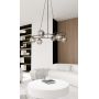 Lampa wisząca 6x10 W czarna-grafitowa 13806 Emibig Libra zdj.3