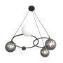 Lampa wisząca 5x10 W biała-czarna-grafitowa 13815 Emibig Libra zdj.1