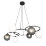 Lampa wisząca 6x10 W biała-czarna-grafitowa 13826 Emibig Libra zdj.1