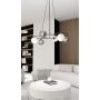 Lampa wisząca 6x10 W biała-czarna-grafitowa 13826 Emibig Libra zdj.4