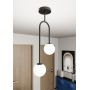 Lampa podsufitowa 2x10 W biała-czarna 13832 Emibig Atria zdj.3