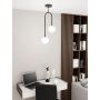 Lampa podsufitowa 2x10 W biała-czarna 13832 Emibig Atria zdj.5