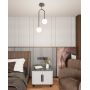 Lampa podsufitowa 2x10 W biała-czarna 13832 Emibig Atria zdj.6