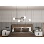 Lampa wisząca 4x10 W biała-czarna 13834 Emibig Atria zdj.6