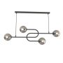 Lampa wisząca 4x10 W czarna-grafitowa 13844 Emibig Atria zdj.1