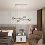Lampa wisząca 4x10 W czarna-grafitowa 13844 Emibig Atria zdj.7